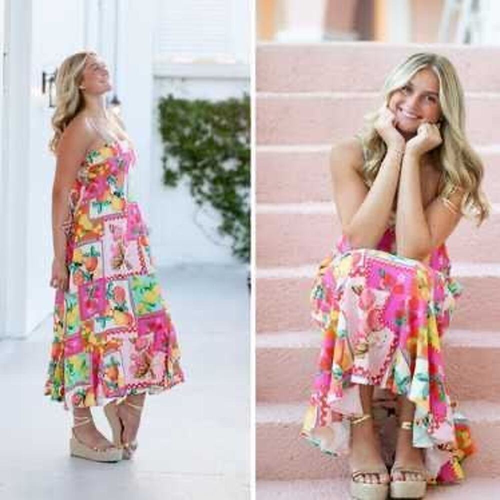 Paper Heart Floral Dress Size S